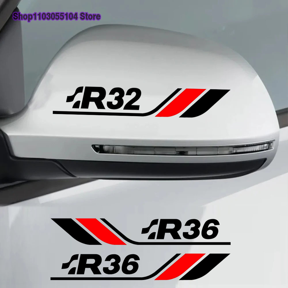 Golf Equipment Used - 2 Stuks Auto Achteruitkijkspiegel Sticker Vinyl