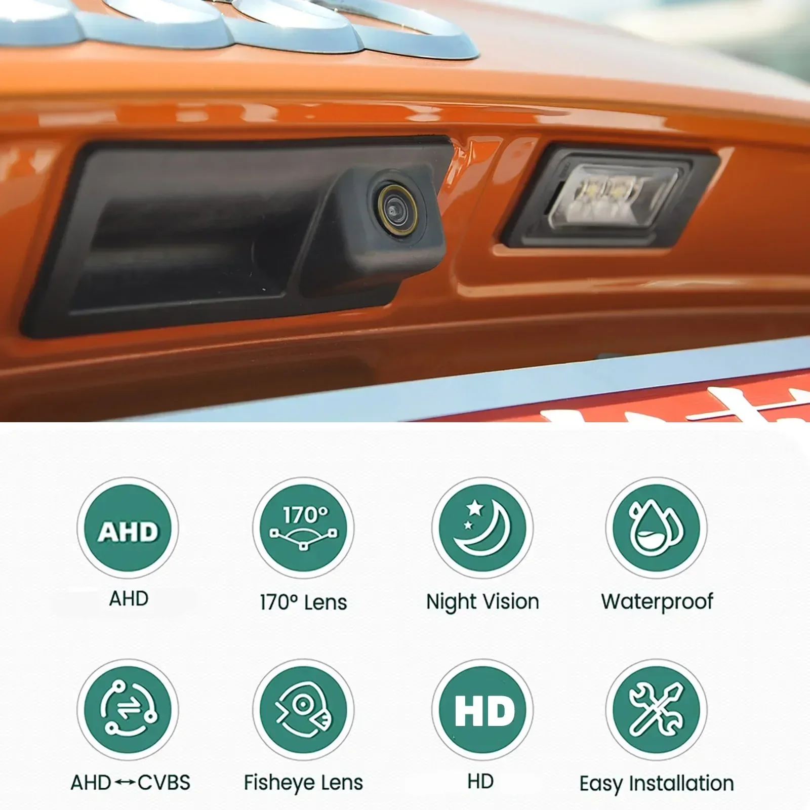 QXNY AHD CVBS Backup Camera Vo - Golf Equipment Used recensie en prijs