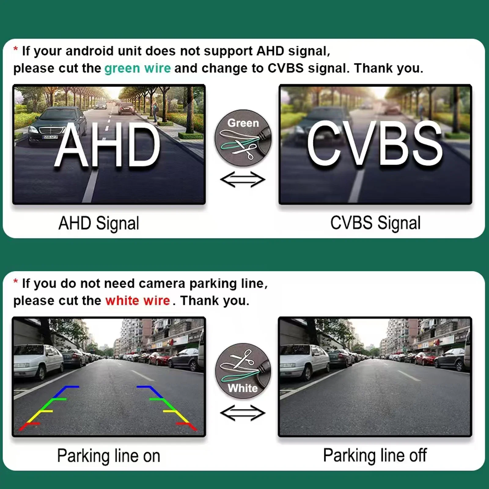 QXNY AHD CVBS Backup Camera Vo - Golf Equipment Used recensie en prijs